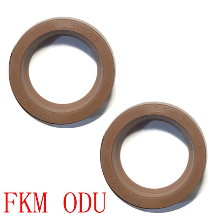 

ODU YXD 55*43*14 55x43x14 55*47*10 55x47x10 Brown Fluoro FKM Hydraulic Cylinder Piston Rod Grooved U Lip O Ring Gasket Oil Seal