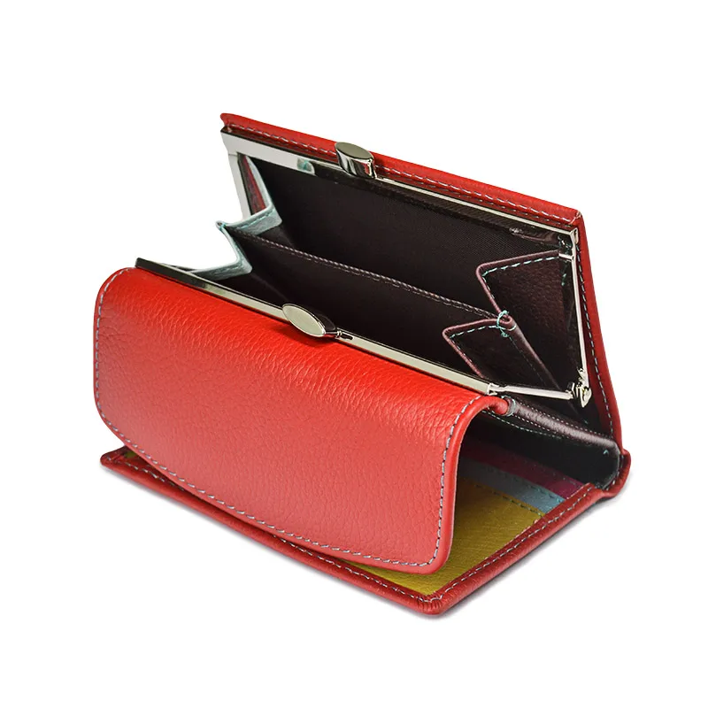 Pаспродажа Beth Cat, новинка, короткий женский кошелек из натуральной кожи, Модный женский маленький кошелек, сумка для денег, Дамский Мини держатель для к...