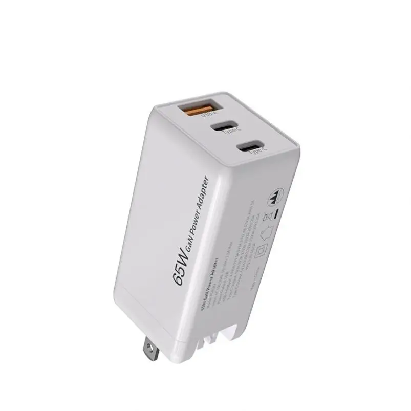 65W EU+US GAN Gallium Nitride Charger Phone Notebook Android Fast Charging Source Charger Head Adapter USB Type-C Output Cahrger (10)