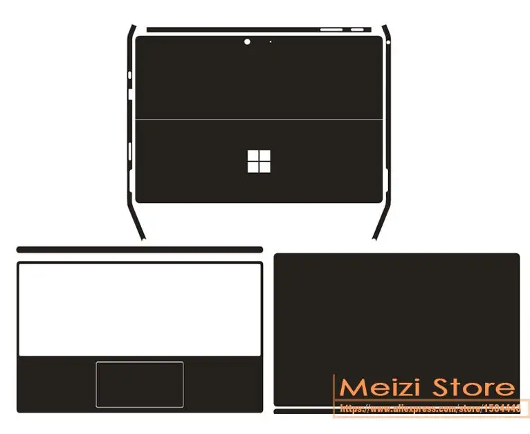 Vinile Per Laptop Per Surface Book 3 Surface Go 3 2 Microsoft Surface 8 7 Plus Laptop Godecal Cover Sticker Skin Protector Full Body