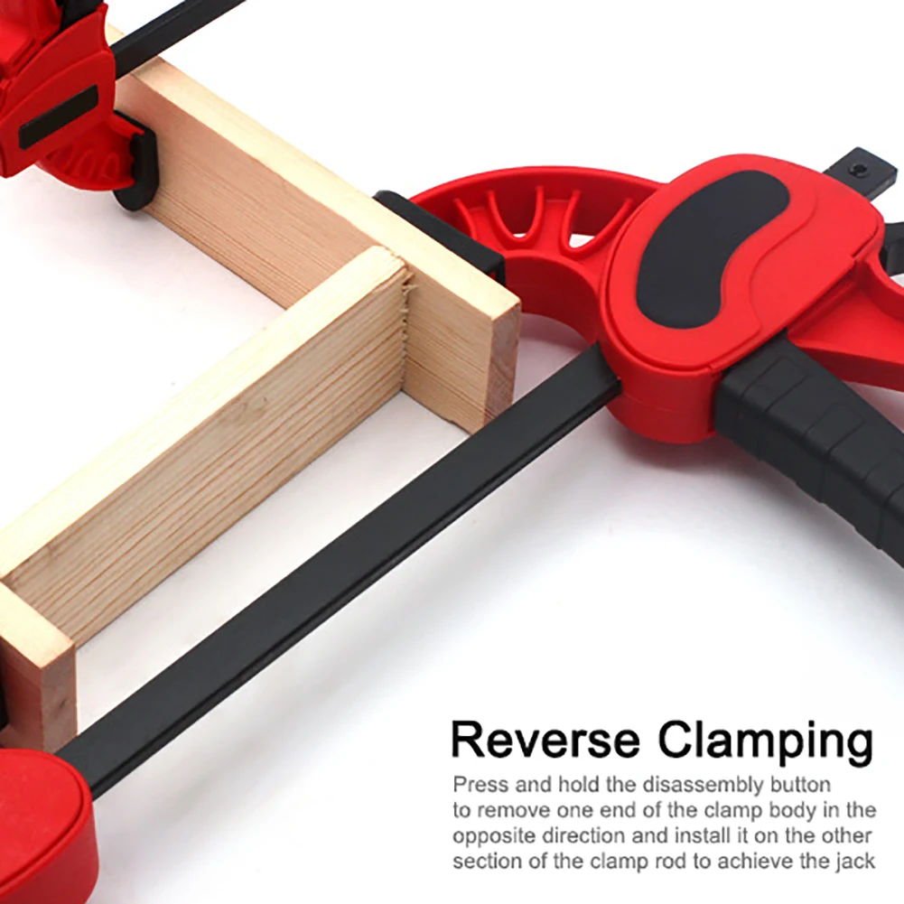 

Quick Release Hand Tools 4/6/12/18 inch F Shape Bar Clip Woodworking Tools Grip F Clip CarpentryTool Clips for Home Decoration