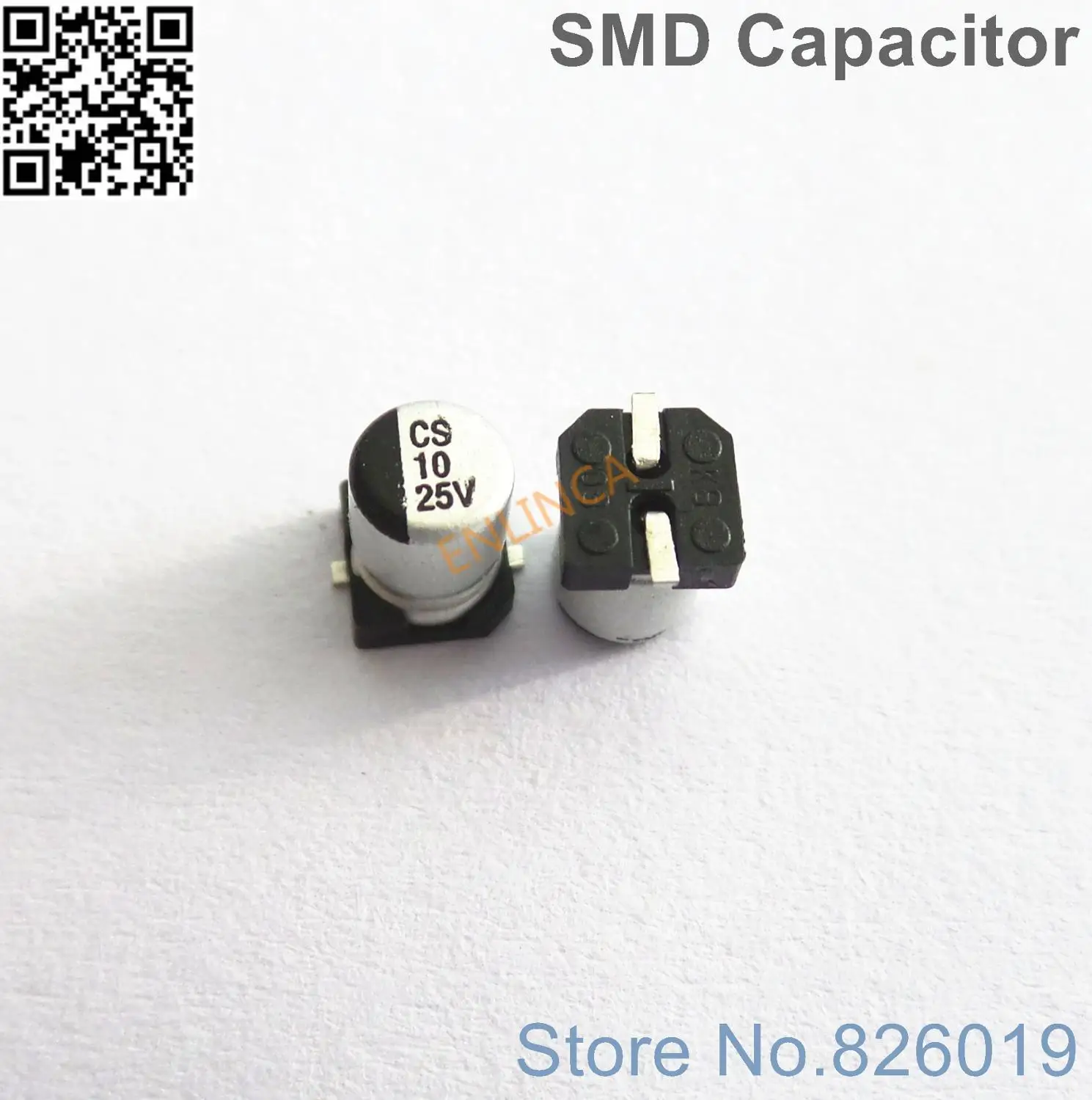 100 шт./лот 25 в мкФ SMD алюминиевые электролитические конденсаторы размером 4*5 4 10 УФ |
