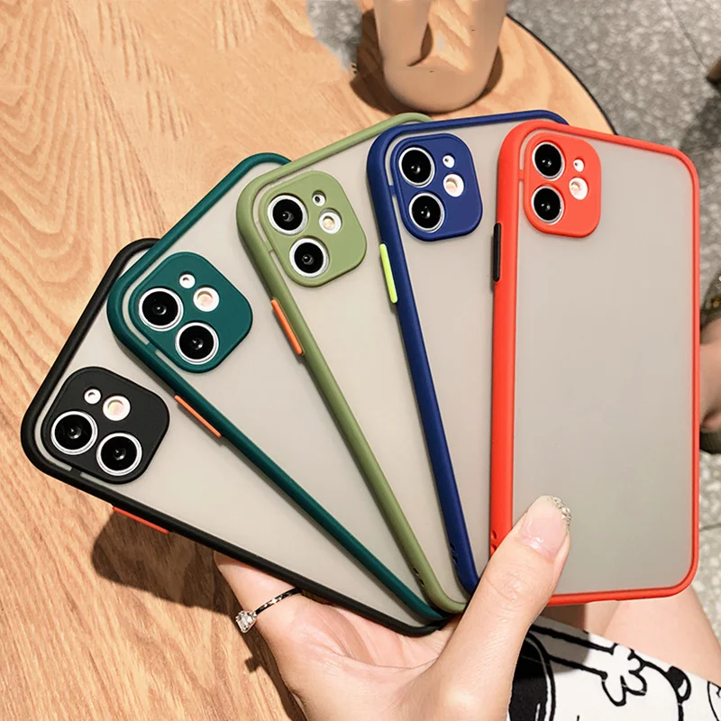 Per Xiaomi Mi 11 Lite 5G Custodia Xiaomi Mi 11 Ultra 11I Custodia Antiurto Per Armatura Matte Clear Armor Xiaomi Mi 11I Mi 11 Pro Custodia Per Telefon