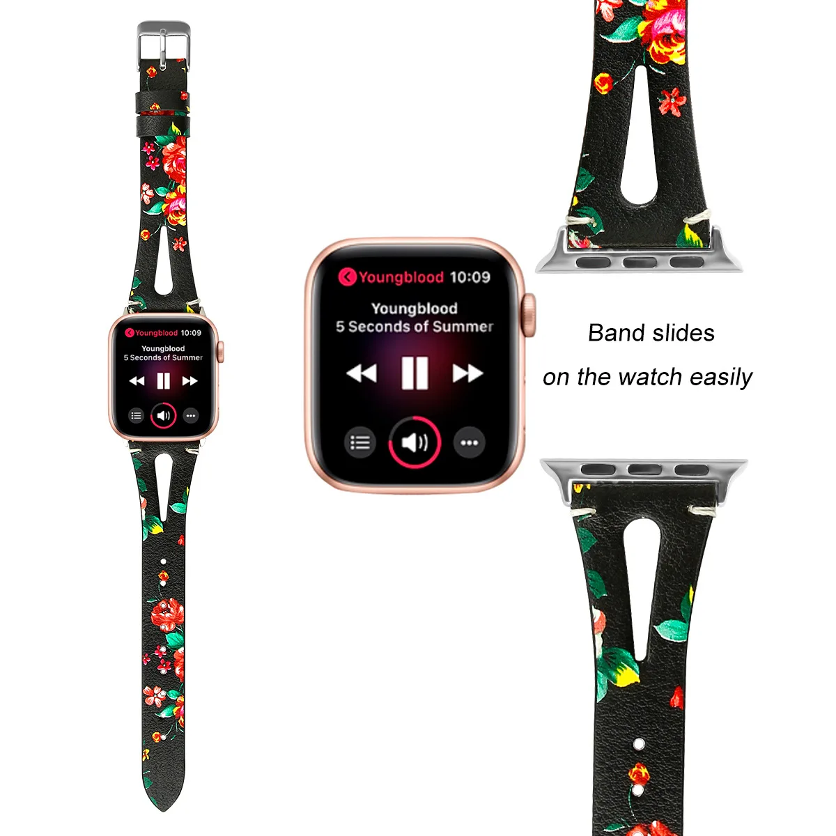 Кожаный ремешок для Apple Watch Series 6 5 4 band 40 мм 44 сменный Браслет apple watch 38 42 iwatch SE