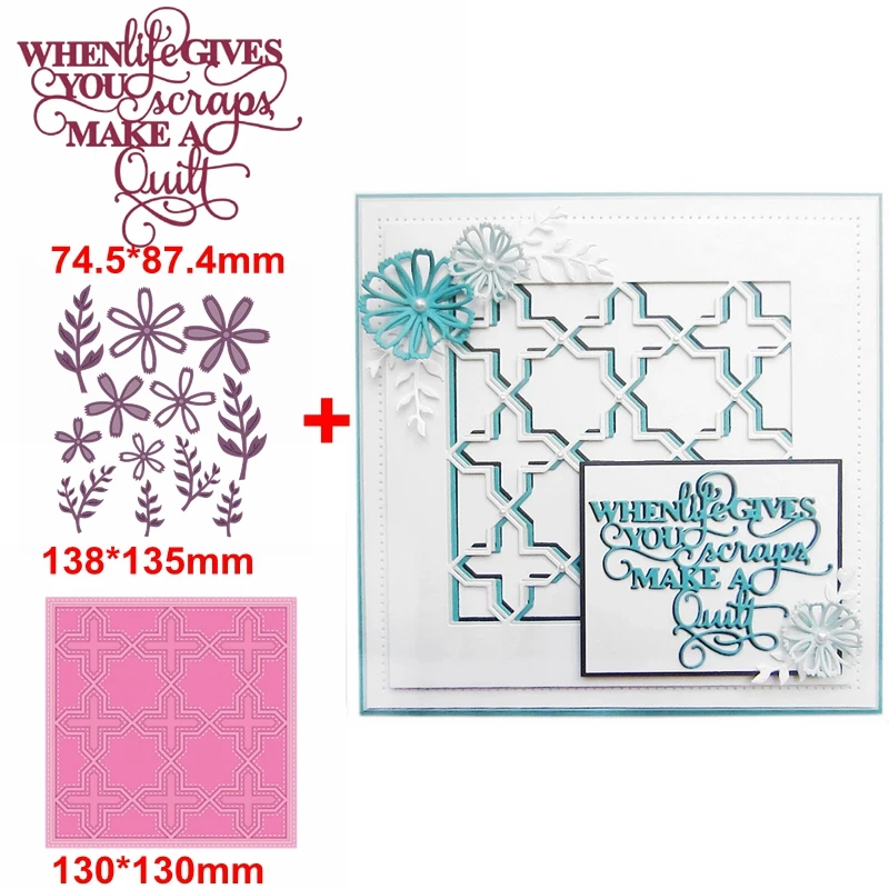 

Crosses Pattern+Flower Decoration+Phrase Metal Cutting Dies Pattern+Flower+Phrase Die Cut For Card Making DIY New 2019 Crafts