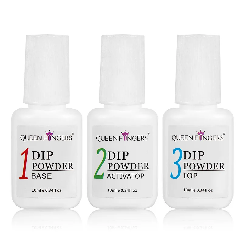 Dip Powder Gel Liquid Activator,base,top,brush Saver 10ml, Dipping