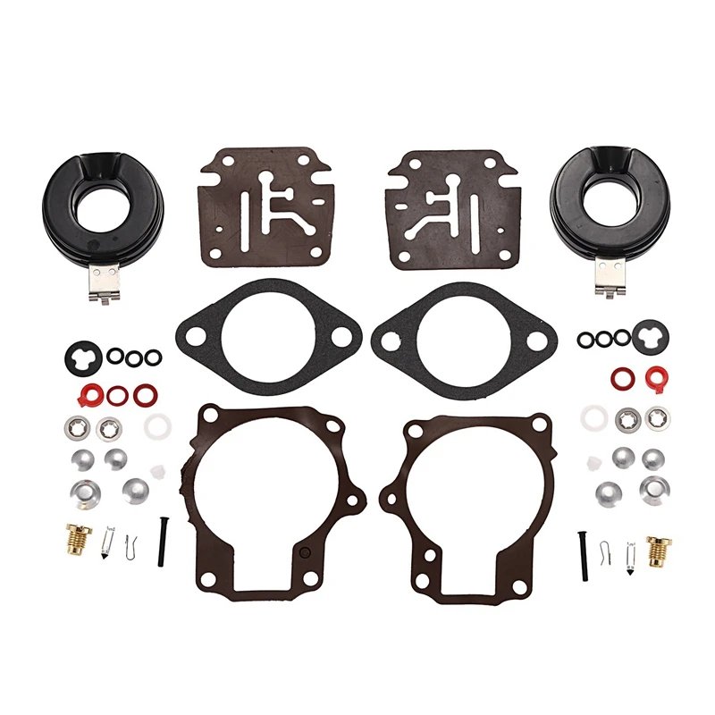 2X карбюратор комплект для ремонта и восстановления для Johnson Evinrude 45 48 50 55 60 65 70 75 hp