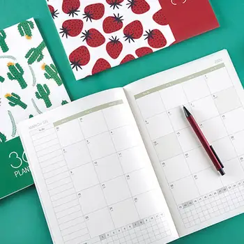 

A4 Diary Notebook and Diary Kawai Fruit Weekly Monthly Manual School Notebook Travel Return T1Q0