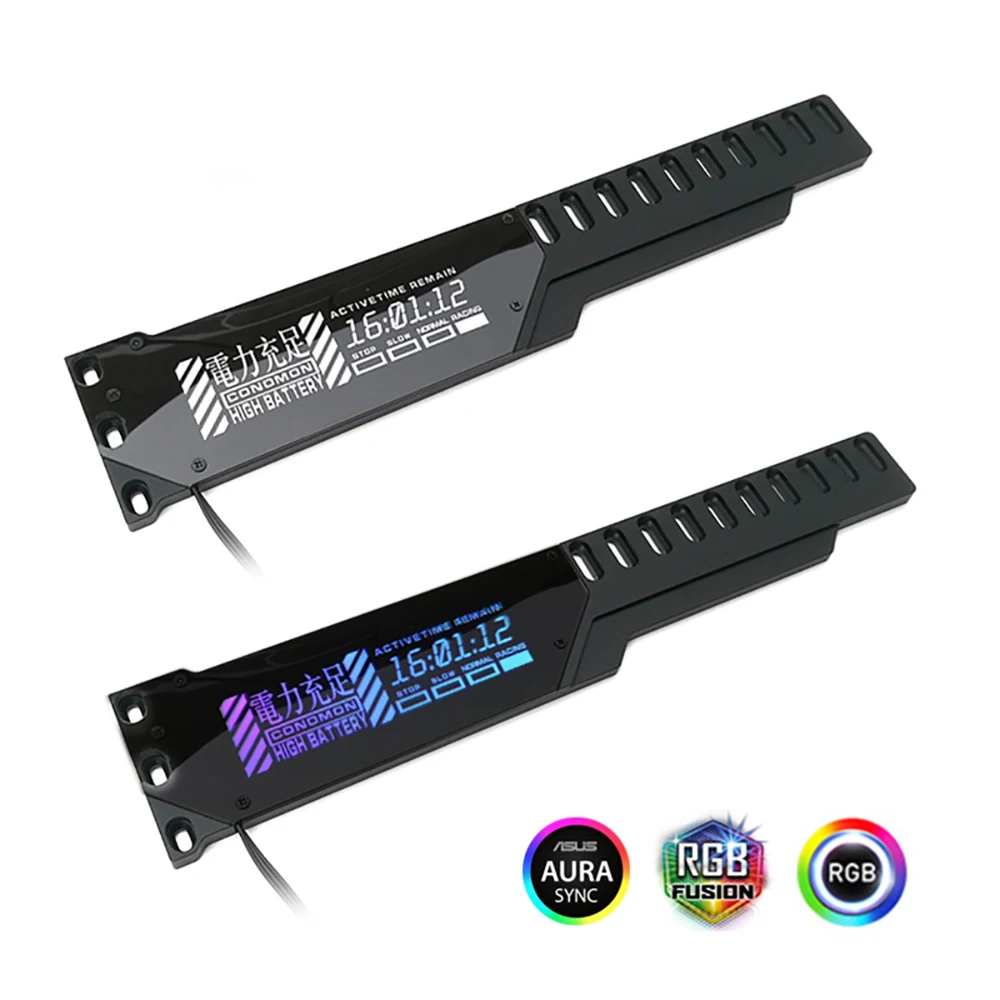 Универсальная подсветка для видеокарты RGB AURA GPU защита от изгиба рамка ПК MSI GIGABYTE