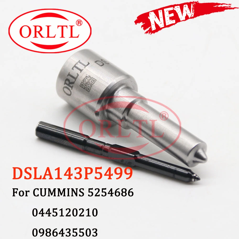 ORLTL Diesel injector DSLA143P5499 Auto nozzle DSLA 143 P 5499 Common Rail Injector Nozzle For 0445120210 0986435503 | Автомобили и