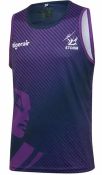 

2020 MELBOURNE STORMS SINGLET JERSEY Size: S-3XL Print custom name number The quality is perfect. Free Delivery