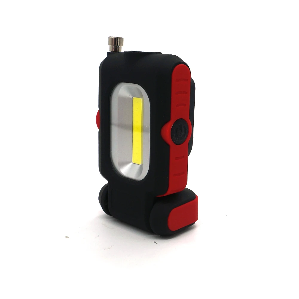 Aukelly USB Перезаряжаемый светодиодный светильник на магнитной подставке с крюком для гаража, COB лампа для ремонта автомобиля, флэш-светильник, магнитный инструмент