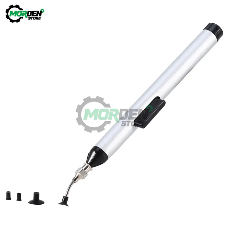 stainless steel mig wire IC SMD Vacuum Suction Pen Remover Sucker Pump IC SMD Tweezer Pick Up Tool Solder Desoldering with 3 Suction Header Dropship aluminum electrode