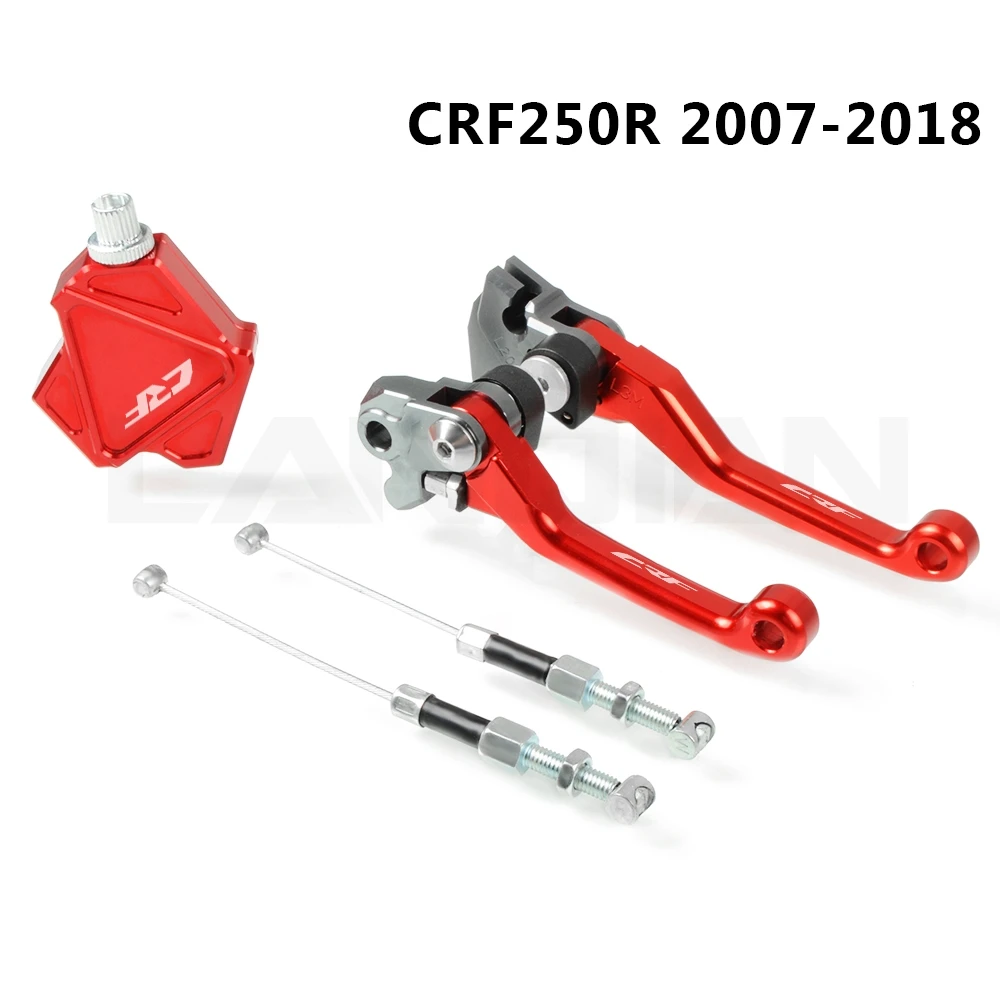 Для мотоцикла Honda CRF легко тяните систему рычага сцепления и тормозной рычаг сцепления CRF 250/250X CRF 450R 450X CRF 250R 150R 2007 - Цвет: CRF250R 2007-2018