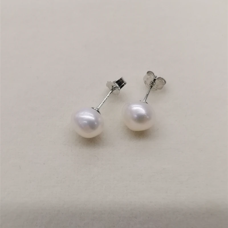 DAIMI 8-9mm Baroque Pearl Jewelry Sets Silver 925 Jewelry Pearl Sets Necklace/Earrings/Bracelet For Women