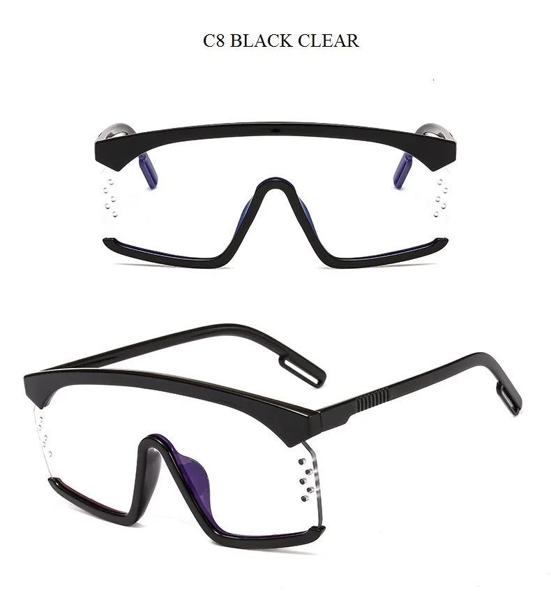 QPeClou новые негабаритные цельные очки для женщин и мужчин, большая оправа, цветные линзы, солнцезащитные очки, женские летние солнцезащитные очки, унисекс очки