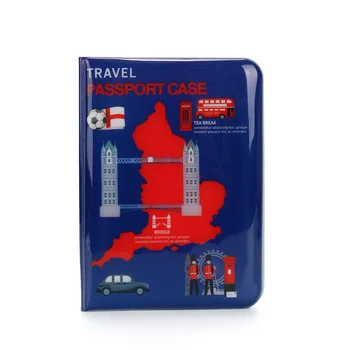 

USA UK Russia Greece New Zealand Passport Cover Travel Waterproof Laser Passport Case 9.5*13.5cm