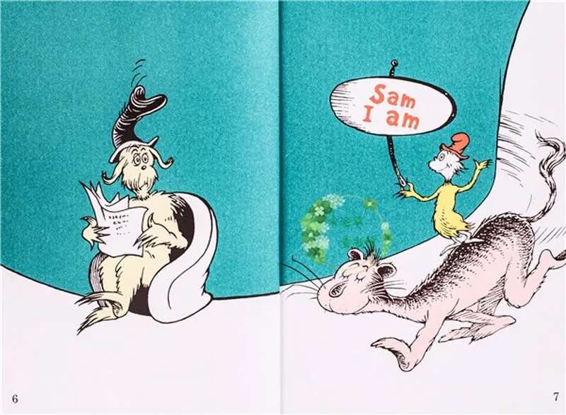 GREEN EGGS AND HAM Dr.Seuss Children English Reading Picture Story Books for Kids Learning Educational Toys 3