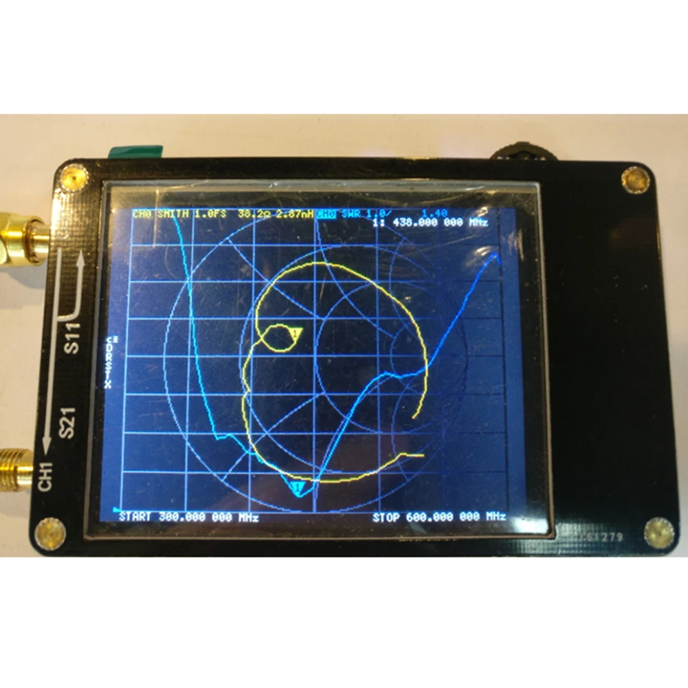 Nano VNA антенный анализатор, Векторный сетевой анализатор, Коротковолновая MF HF VHF, программное обеспечение для управления ПК, сенсорный экран, 50 кГц~ 300 МГц