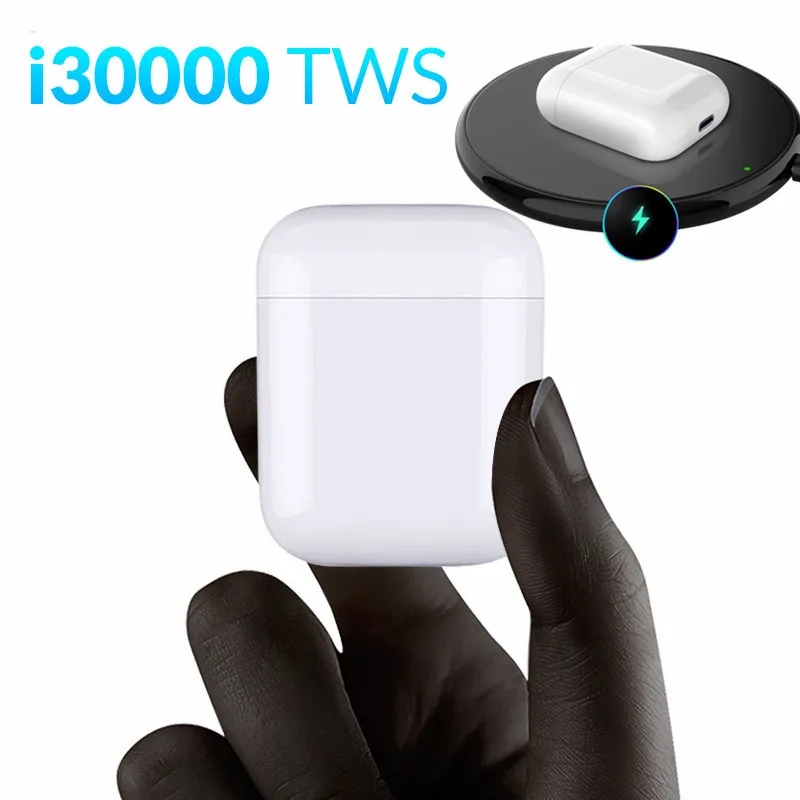 

TWS i30000 Wireless Earphone 1:1 replica with smart senser Bluetooth headset support in ear detect sensor Not i5000 i2000 i10000