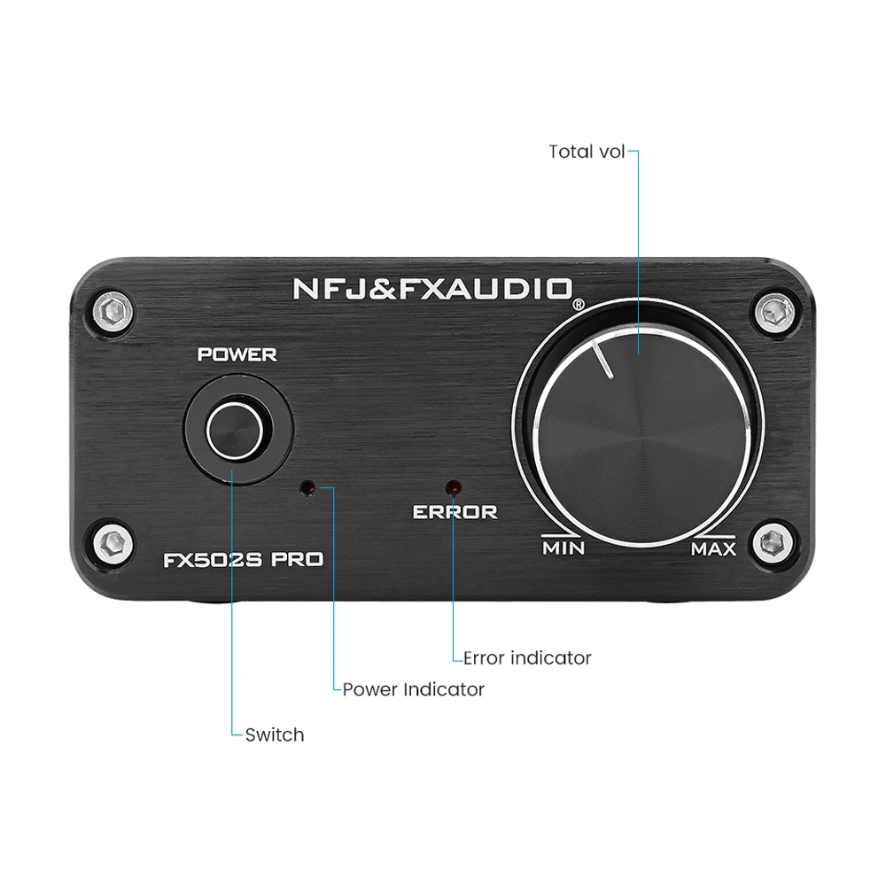 Цифровой усилитель звука FX Audio Hi Fi 2 0 Стерео усилители высокой мощности домашний
