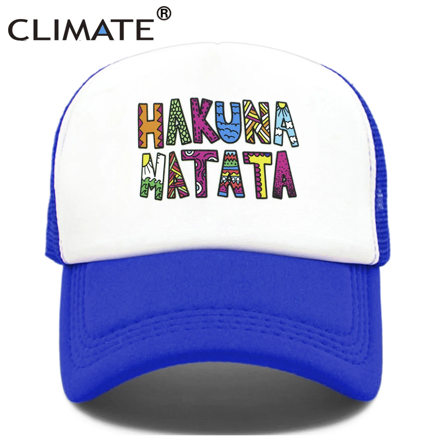 Clima Hakuna Trucker Cap Divertente Timon Pumba Cappello Uomo Berretto Da Baseball Cool Summer Mesh Trucker Cap Cappello Per Bambino Adulto