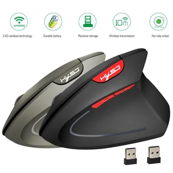 

Wireless Mouse Ergonomic Optical 2.4G 800/1600/2400DPI Light Wrist Healing Vertical Mice with Mouse Pad Kit For PC dropshipping