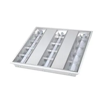 

LED Ceiling Light Stainless Steel 600*600 Grill Reflector LED Tube Holder Bracket For Office Market Fitting Lamp Wall Lamp