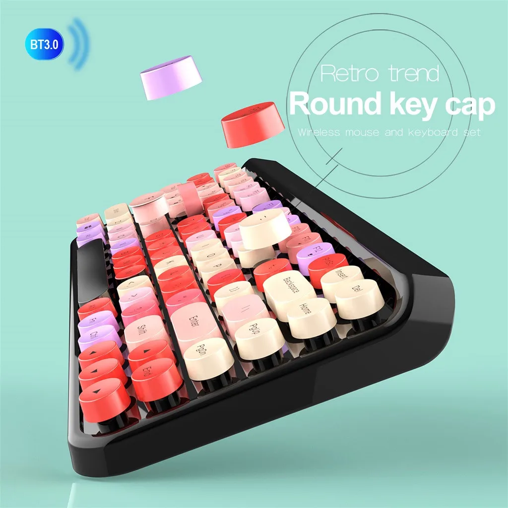 84 клавиши компьютерная клавиатура беспроводная BT 3,0 портативный ноутбук планшет клавиатура t для IPad Pro ноутбук Настольный ПК