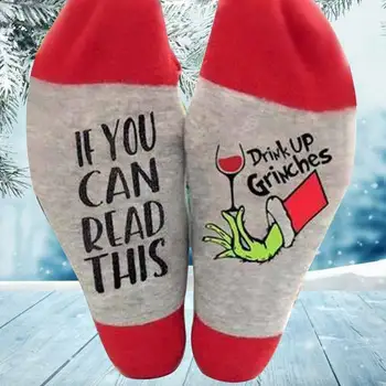 

Christmas If You Can Read This Unisex Elastic Middle Tube Crew Socks Funny Socks