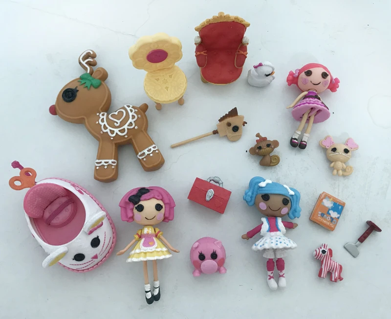 Новая мини кукла Lalaloopsy с аксессуарами для домашних животных 16 шт. набор Коллекционная фигурка игрушка модные детские игрушки куклы для девочек детские подарки