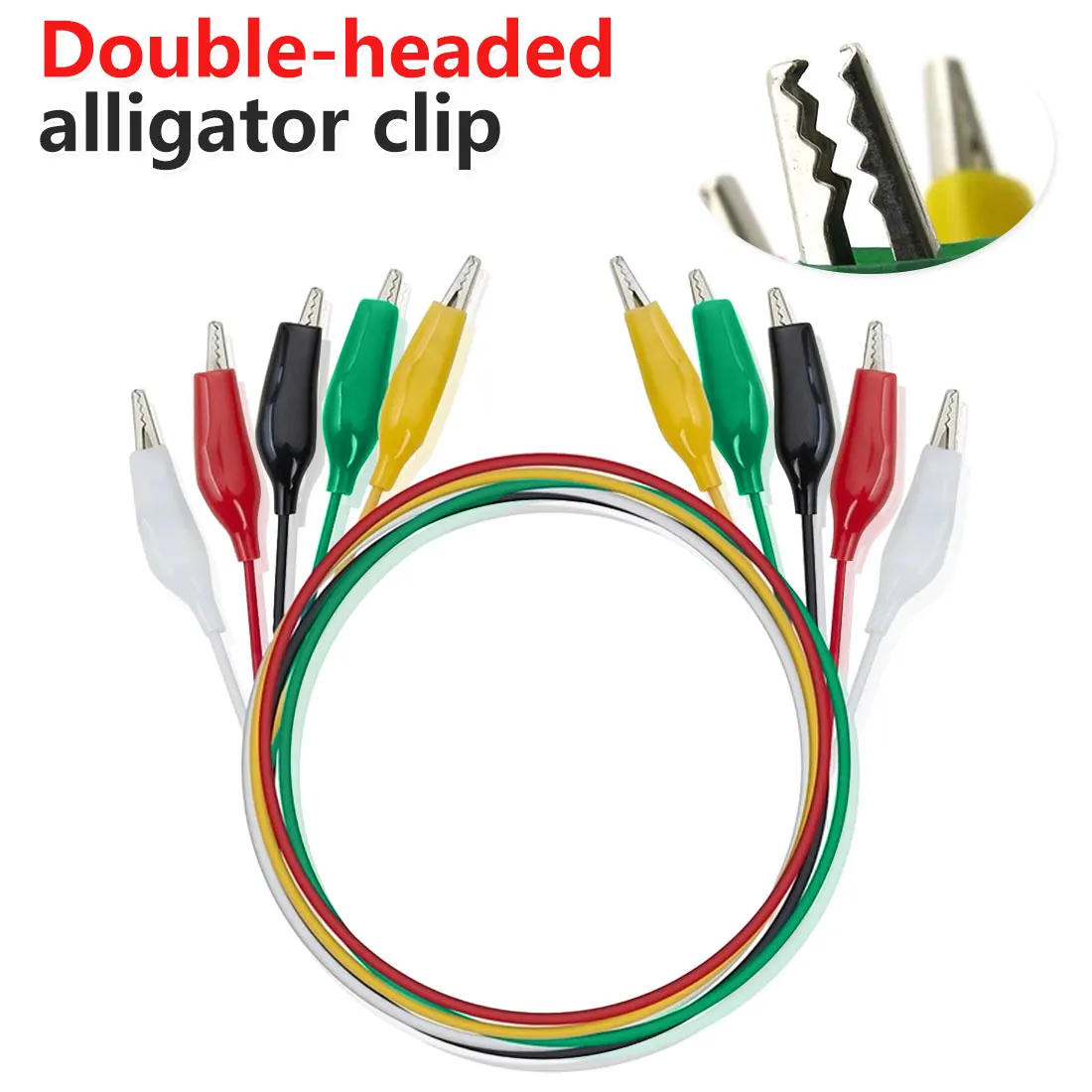 

Brand New 10pcs Alligator Clips Electrical DIY Test Leads Alligator Double-ended Crocodile Clips Roach Clip Test