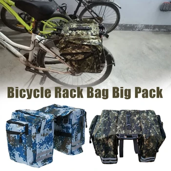 

30L Cycling Bicycle Bag MTB Bike Bag Rear Rack Tail Seat Trunk Bag Back Seat Double Side Cycling Bycicle Bag Bicycle Accessorie