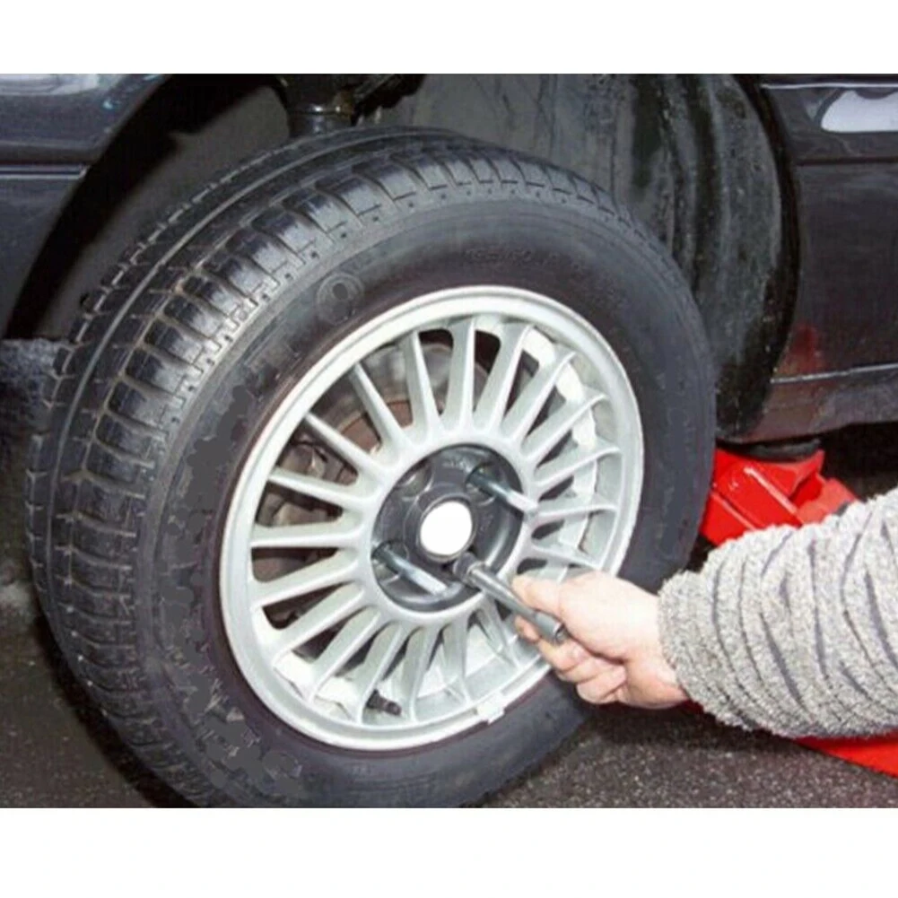 Серебряные аксессуары Au-to, 120 мм, нержавеющая сталь, M14x1.5, резьбовое колесо, болт, вешалка, направляющий инструмент для Mercedes, прочный