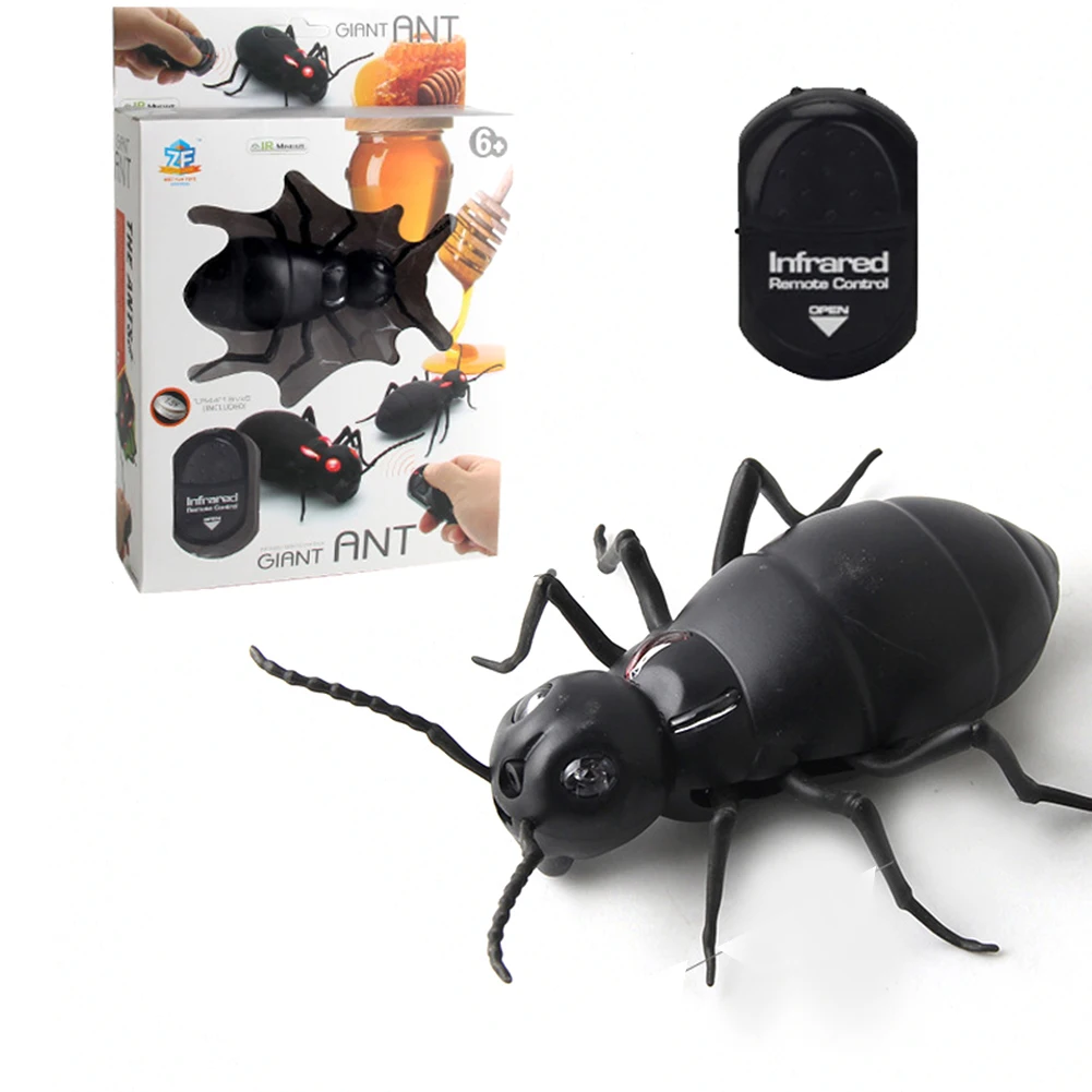 Infrared RC Remote Control Animal Toy Electric Cockroach Simulation Doll Insect Crawl Cockroaches For Adult Prank Insects | Игрушки и