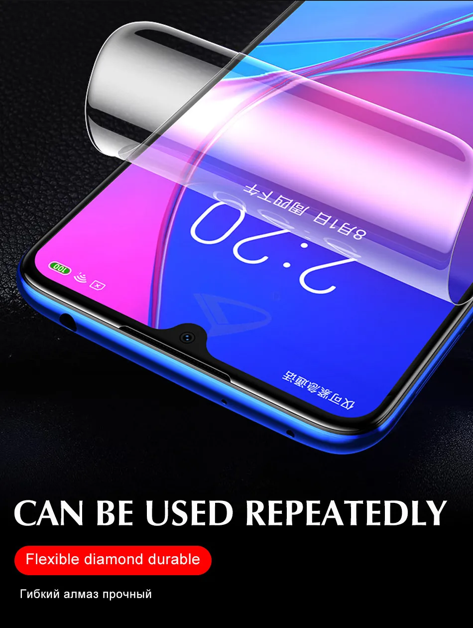 100D Передняя Задняя полностью покрывающая Гидрогелевая пленка для Xiaomi Mi 9 SE 9T Pro A3 Lite CC9 E защита экрана мягкая защитная пленка не стекло
