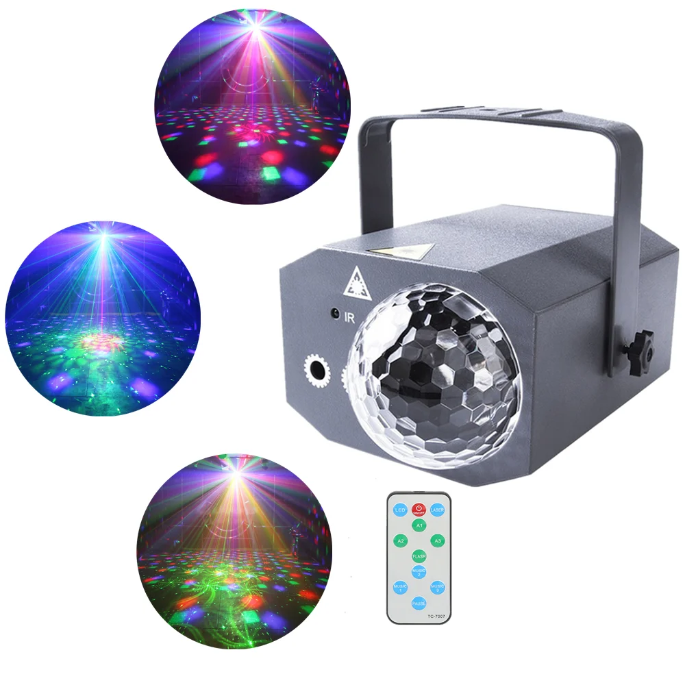 

Disco Stage Lighting Laser Projector RGB Stage Lights LED Magic Ball Party Lights Strobe Lights Party DJ Effect Lights