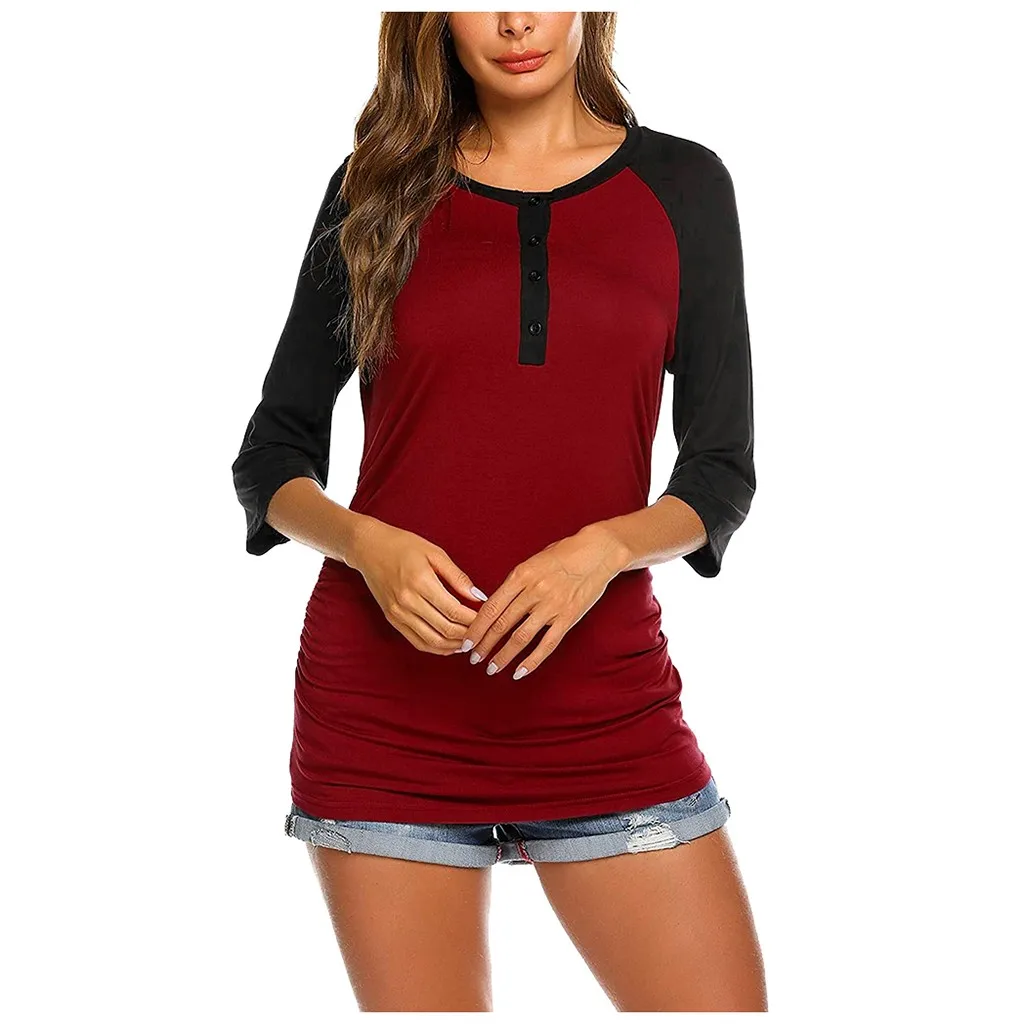 Блузки для беременных и топы для беременных плюс размер блузки для беременных сплошной цвет кормящих грудью зимняя одежда Y99 - Цвет: WE