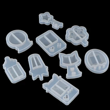 

Gumball Machine Shaker Silicone Molds Milk Bottle Epoxy Resin Game Shaker Charms Magic Wand DIY Jewelry Craft Tool Oil Syringe