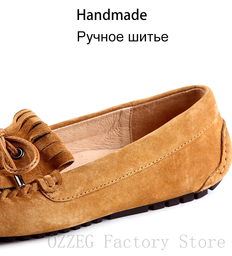 Женская обувь из натуральной кожи; обувь на плоской подошве; обувь без застежки для мам; лоферы; мягкая повседневная женская обувь для вождения на плоской подошве