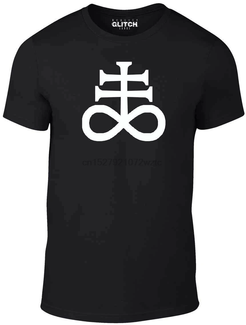 Satanic Cross T-Shirt - Funny t shirt Satan retro devil bible anti christ witch |
