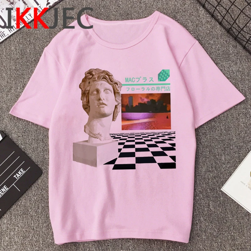 Новинка эстетика крутая футболка с принтом Vaporwave Женская унисекс забавным