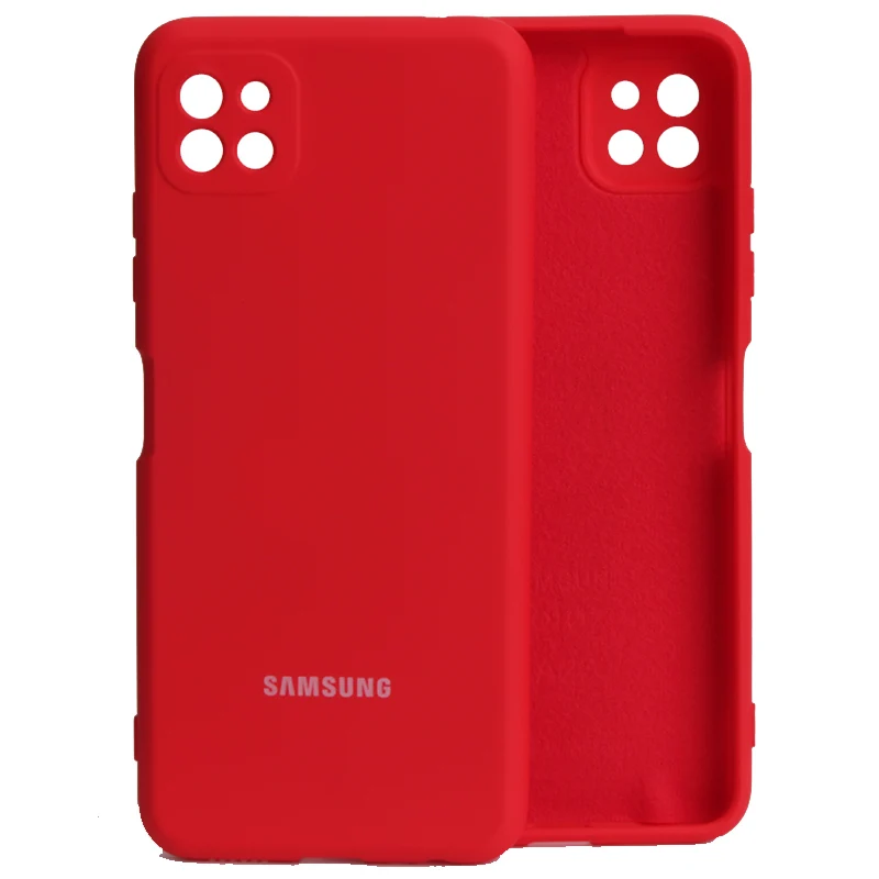 Samsung A22 5G 4G Case galaxy a 22 4g 5g 2021 Liquid Silicone case Silky Soft-Touch Protective Back Cover Anti-knock belt pouch for mobile phone