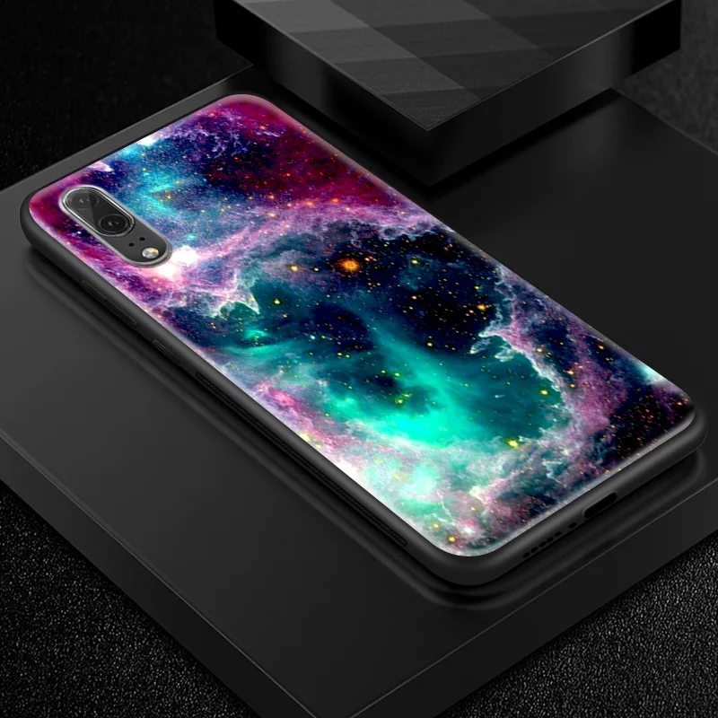 W364 Чехол из закаленного стекла для huawei P20 P30 Lite Plus Honor 6X Nova3i P Smart+ Pro Y6 Y7 Prime Y9 Pro Soft TPU Coques - Цвет: W364