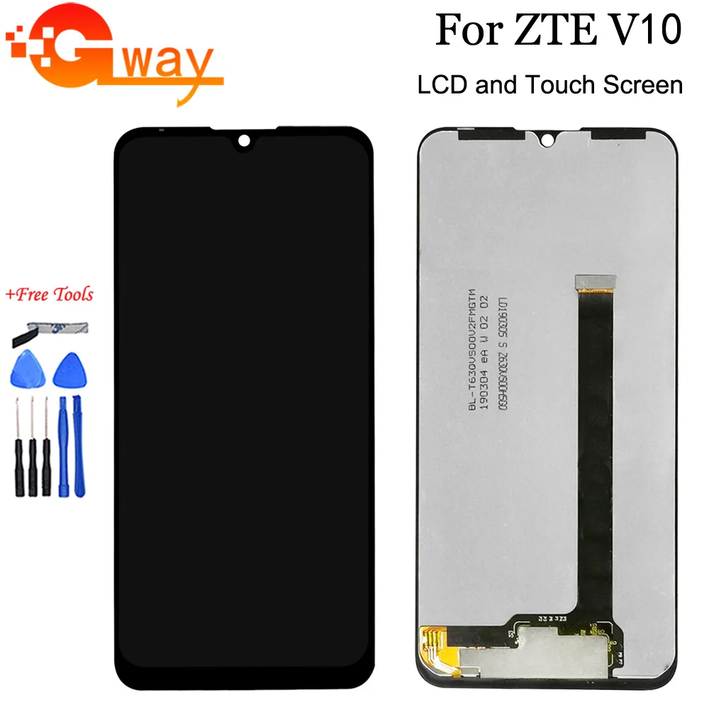 

NEW 100% Tested For 6.26" ZTE Blade V10 LCD Display And Touch screen Digitizier Assembly For ZTE V10 Phone parts Accessory