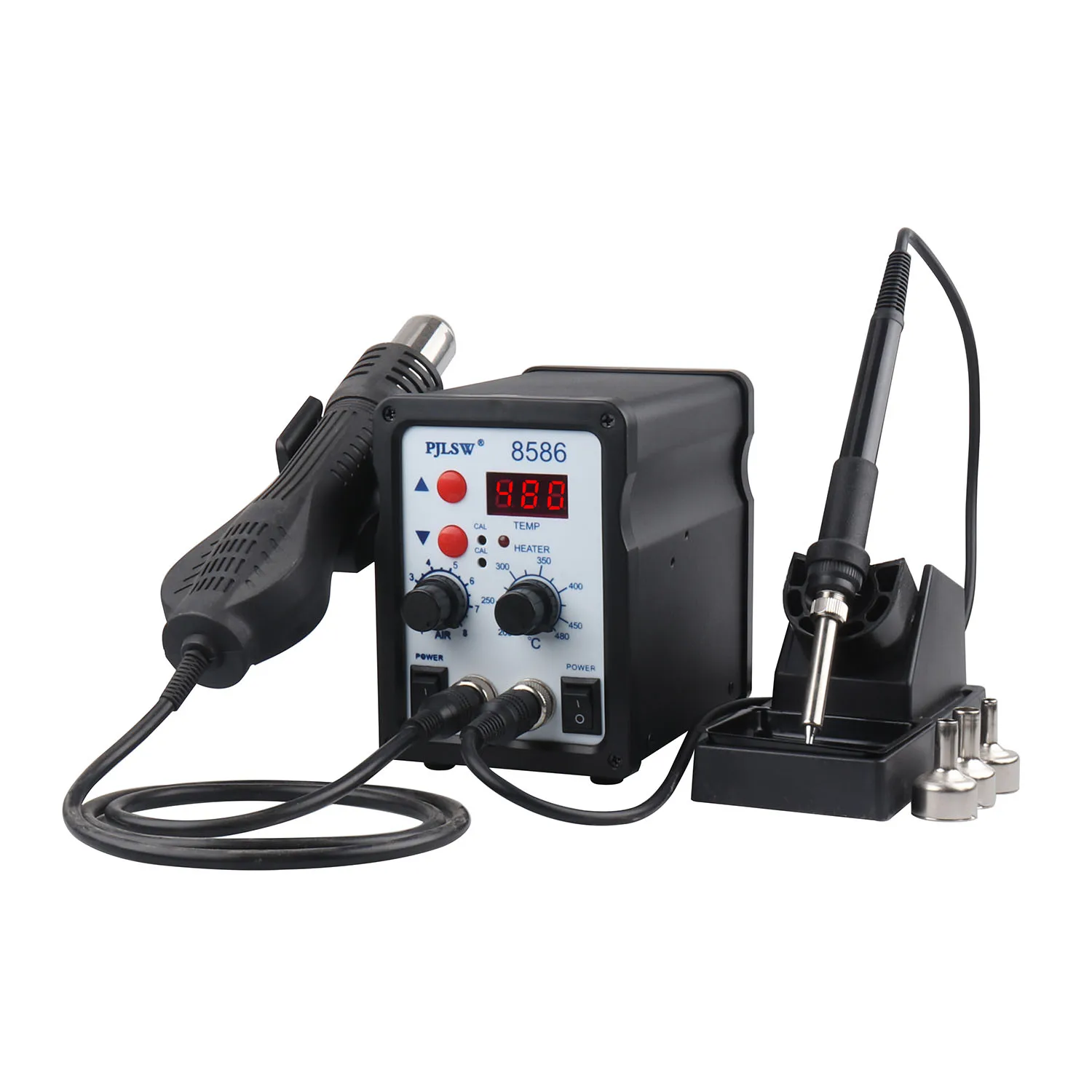 Pjlsw 8586 esd esta o de solda led digital ferro desoldering esta o de