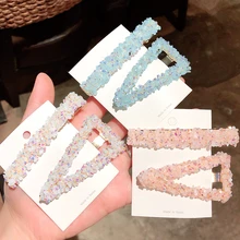 2 шт., элегантные стразы, заколки для волос, набор, женские клипсы, заколки с кристаллами, заколки для волос в форме капли, заколки для волос, аксессуары для волос, заколки