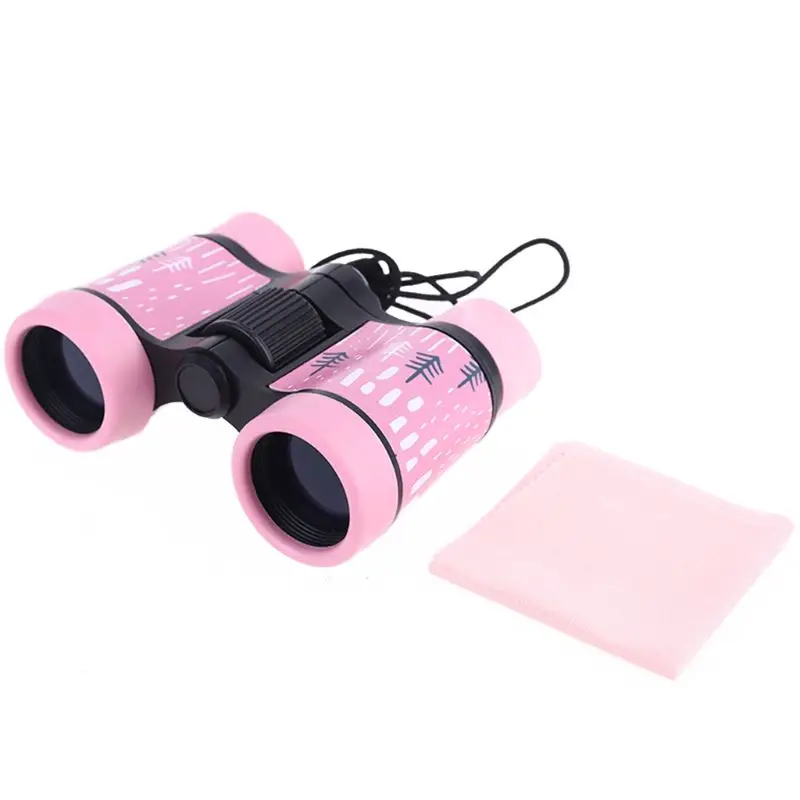 

4x30 Binoculars Plastic Children Colorful Lightweight Telescope for Kids Compact R9JF
