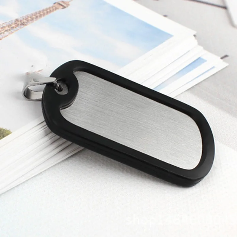 49x28 мм 100% нержавеющая сталь Dogtags Подвеска для идентификатора металлические