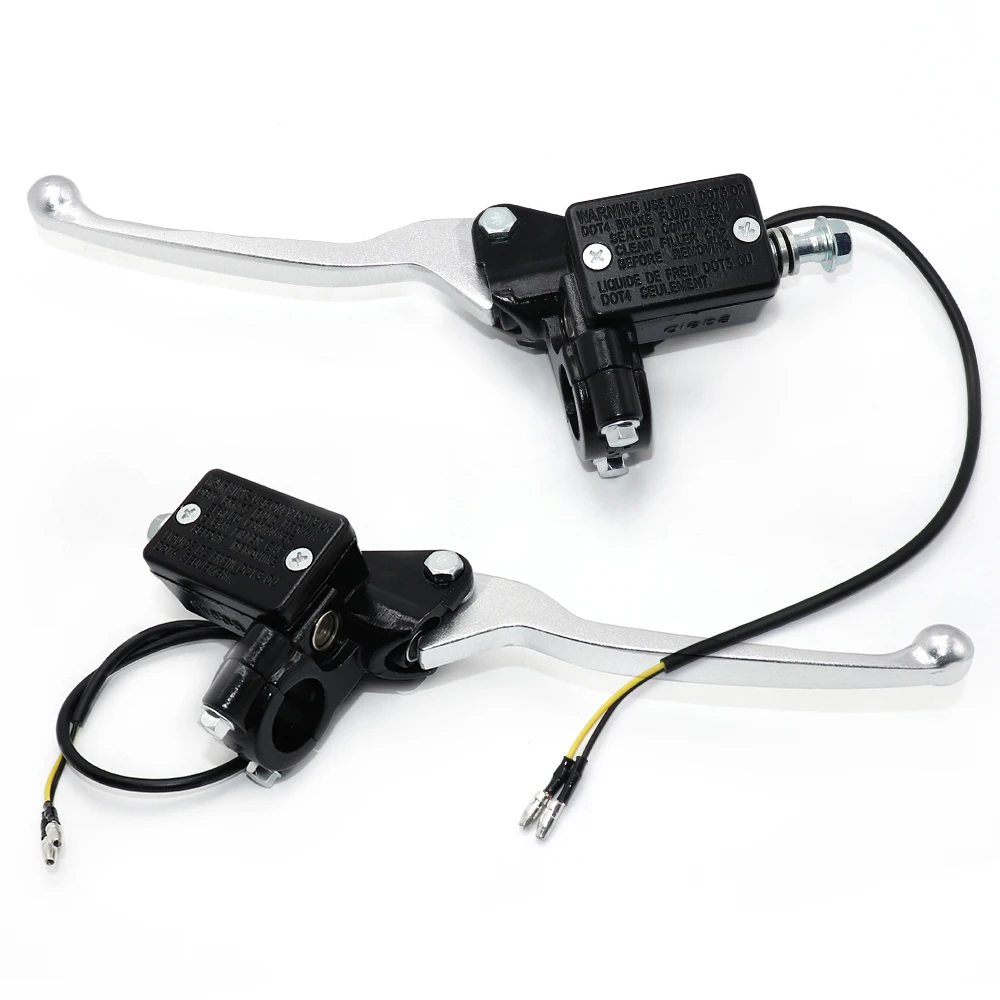 Motorcycle Dirt Pit Bike Front Master Cylinder Hydraulic Brake Lever Right For Scooter Front Brake Pumps Lever
